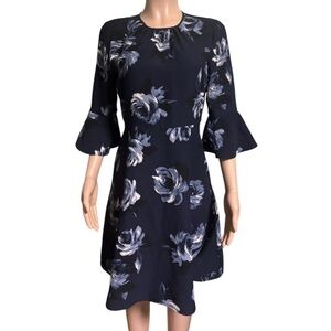 KATE SPADE Women’s Elegant Floral Print A-Line Dress